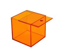 vetrinetta in vetro, vetrina in vetro Vetrina piccola in acrilico con coperchio a pressione, scatola trasparente for organizzare profumi/rossetti/smalti for unghie, mobiletto in plastica antipolvere)(