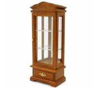 Vetrinetta per Miniature in Legno | Ripiani interni multipli, Vetrina freestanding piccola, Presentazione di reperti, Per hobbisti e artigiani