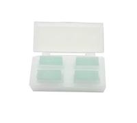 Vetrini coprioggetto, già puliti, quadrati, da 22 mm/24 mm, confezione da 200 pezzi, 22mmx22mm, 200