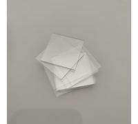 Vetrini coprioggetto quadrati trasparenti in vetro da 100 pezzi Vetrini coprioggetto for microscopio for strumenti ottici(20x20mm)