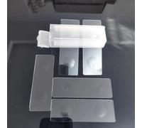 vetrini da microscopio, 5 vetrini vuoti for microscopio in vetro riutilizzabili, singoli e doppi, concavi, for la scienza del biomicroscopio, for biologico