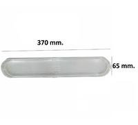 Vetrino diffusore luce cappa Whirlpool plafoniera cm. 36,9 x 6,5 originale