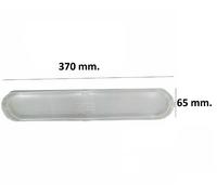Vetrino diffusore plafoniera luce cappa Elica plafoniera cm. 36,9 x 6,5