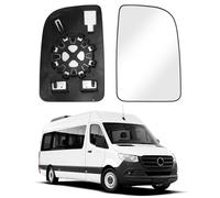 Vetro a Specchio sostituzione per Mercedes Sprinter 2019-2024, Specchio Esterno Regolabile Adatto, Lente di Retromarci (Destra)
