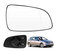 Vetro a specchio sostituzione per Opel Astra H 2004-2009, Specchio esterno regolabile adatto, lente di retromarcia specchio di vetro di retromarcia (Astra H - Destro)