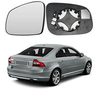 Vetro a Specchio sostituzione per Volvo S40/S60/S80/V40/V50/V60/V70/C30/C70, Specchio Esterno Regolabile Adatto sostituzione per Jaguar XE/XEL/XF/XFL/XJ/XJL, Lente di Retromarcia (Sinistra)