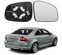 Vetro a Specchio sostituzione per Volvo S40/S60/S80/V40/V50/V60/V70/C30/C70, Specchio Esterno Regolabile Adatto sostituzione per Jaguar XE/XEL/XF/XFL/XJ/XJL, Lente di Retromarcia (Giusto)