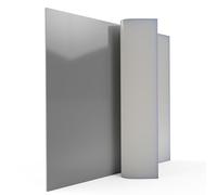 Vetro acrilico tagliato in base alle piastre di lucidatura hpl 3 mm colori trasparente e dimensioni a scelta (grigio)