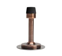 Vetro adesivo fermaporta in acciaio inossidabile nascosto fermaporta | I supporti catturano l'hardware fermaporta senza chiodi(Redbronze)