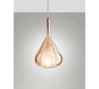 EDISON 3481-59-125 VETRO AMBRA PICCOLO COMPLETO DI CAVO X KIT LUCI