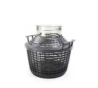 Vetro Ballon nel cestino ❁ 5 litri ❁ Vasetto di palloncino per la fermentazione e Macerazione