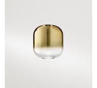 Vetro Borosilicato Contemporaneo Hunter Oro Specchiato D14