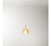 Vetro Borosilicato Contemporaneo Rain Ambra Trasparente D22,5 Senza Rosone