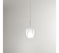 Vetro Borosilicato Contemporaneo Rain Trasparente D17,5 Senza Rosone