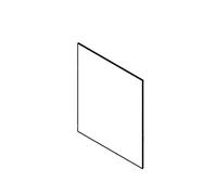 VETRO CERAMICO 4x328x387mm BV20 ORIGINALE Klover per Stufa Belvedere 20