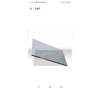 VETRO CERAMICO ALTE TEMPERATURE 4 MM . 32 x 54,5 CM
