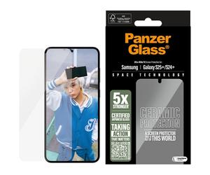 Vetro ceramico per Samsung Galaxy S25 Plus PanzerGlass Ultra-Wide