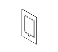 VETRO CERAMICO SERIGRAFATO 4x363x571mm BV20 ORIGINALE Klover Stufa Belvedere 20