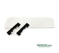 VETRO CON STAFFE PER COPERCHIO BARBECUE CAMPINGAZ SERIE EXPERT 65170 ORIGINALE
