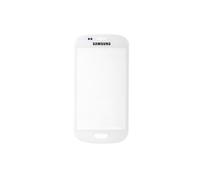 Vetro dello schermo anteriore bianco + adesivo per Samsung Galaxy S3 mini I8190