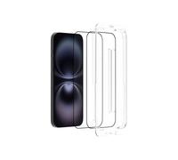 Vetro di protezione per Apple iPhone 16 Plus, fissaggio 2-pack