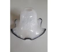 Vetro di ricambio diffusore paralume bianco bordo nero lampadari lampade E14