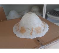 Vetro di ricambio Globo Bianco Edera Per lampadario piantana Bilanciere 35 Cm