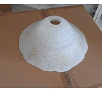 Vetro di ricambio paralume avorio ambra edera per lampadario piantana lampada