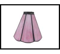 Vetro di ricambio per lampada stile Tiffany paralume applique lampadario rosa