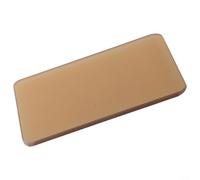 Vetro di ricambio per stufa a legna da campeggio, resistente alle alte temperature, pannello per la porta del camino per cucinare e per escursioni all'aperto, blocco del fumo (29 x 16 cm)