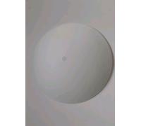 Vetro di ricambio tondo bianco satinato foro centrale plafoniera applique 25 cm
