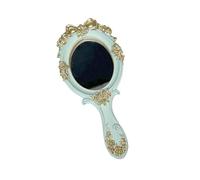 Vetro di trucco compatto in resina di forma classica, design infrangibile, per casa, viaggi e uso professionale, portatile, compatto