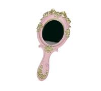 Vetro di trucco compatto in resina di forma classica, design infrangibile, per casa, viaggi e uso professionale, portatile, compatto