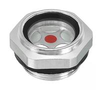 Vetro di vista dell'olio del compressore d'aria, M27* 1.5 macchinari e tessuti del compressore d'aria di gomma di vetro di alluminio che non solo esegue bene i cambiamenti di olio e di temperatura