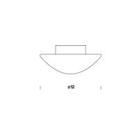 Vetro diffusore Ricambio Fontana Arte Sillaba / Sillabone