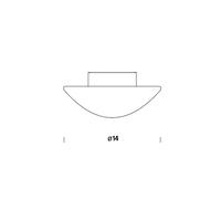 Vetro diffusore Ricambio Fontana Arte Sillaba / Sillabone