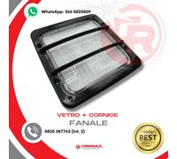 Vetro e Cornice Faro Trattore Cristallo Per Fanale Quadrato 05.103 05.100 COBO