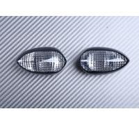 Vetro Frecce Posteriore D e S +LED Fumè Nero YAMAHA XJ6 DIVERSION XJ-6 2009-2017