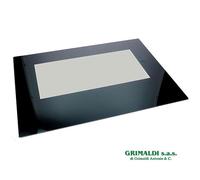 VETRO INTERNO TEMPERATO CON SQUADRETTA PER FORNO ARISTON C00142660 ORIGINALE