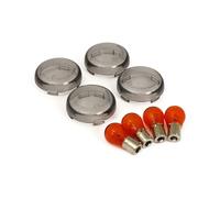 Vetro Lampeggiante Fumare per Harley-Davidson 00-22 M.Bulletblinkern M. Mark