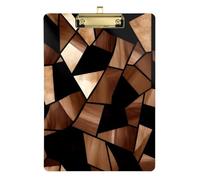 Vetro macchiato Caffè Nero Appaltatore di Modo Appunti di Plastica Impermeabile per Insegnante Infermieristica Dimensioni 9 x 12.5 Tabla para escribir