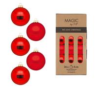 Vetro Palla di Natale Set Ø 4cm,36 Pezzo / Scatola, Merry Trickster Magic Inge