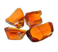 Vetro per braciere, 5-8 cm (da 2" a 3,1") Rocce di vetro lucido, marrone