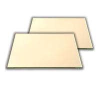 Vetro per caminetti su misura | Lastra di vetro per camini e stufe | Vetro resistente al calore per caminetti e forni, spesso 4 mm, resistente a temperature fino a 800 °C | su richiesta del cliente