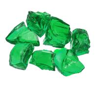Vetro per caminetto per fuoco, 3-5cm pietre lucide verde scuro