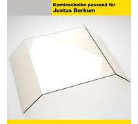 Vetro Per Focolare Justus Borkum Vetro Di Ricambio Stufa A Gas