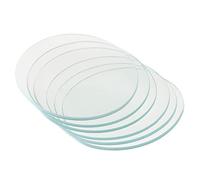 Vetro per orologio, diametro 70 mm, confezione da 12 copribicchiere con bordi lisci smussati per laboratorio, trasparente