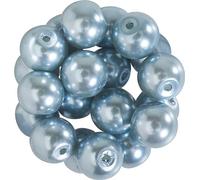 Vetro Perle di Cera Ã ˜ 10 mm Colore: Azzurro