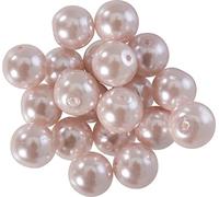 Vetro Perle di Cera Ã ˜ 10 mm Puderrosa