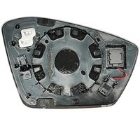 Vetro Piastra Specchio Retrovisore Blis per Skoda Superb 2015-2024 Sinistro